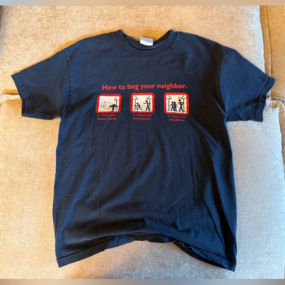 Vintage all style how to make your neighbors mad tee